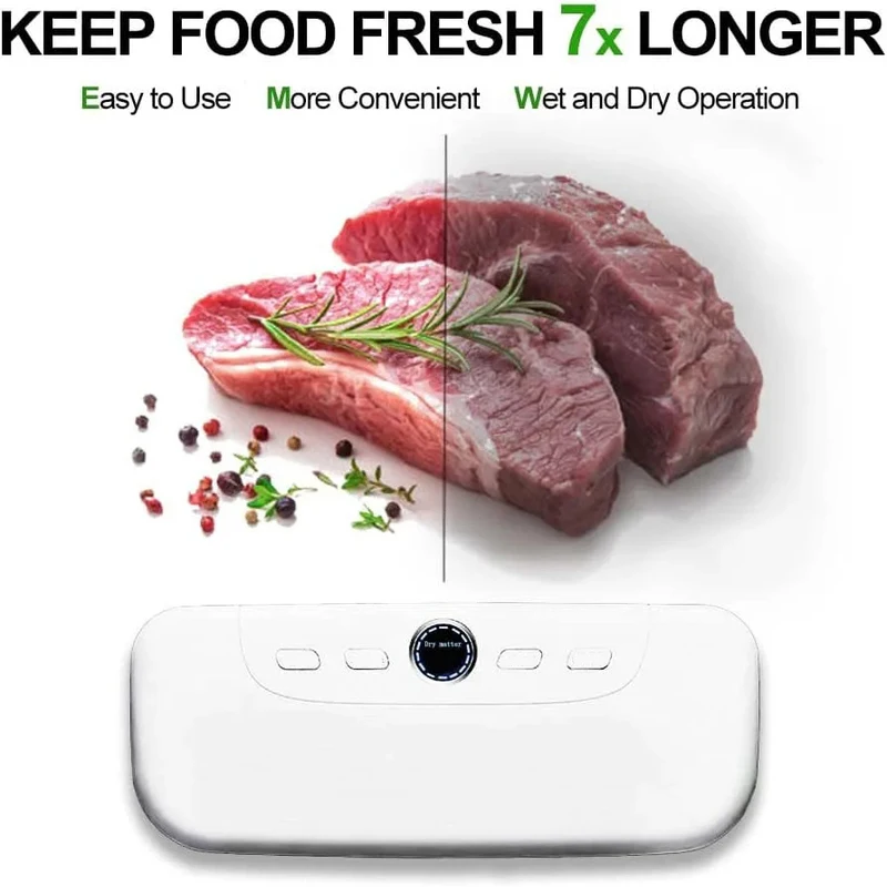 Высокое качество вакуума низкой температуры ручной небольшой автоматический портативный автоматический пищевое вакуумное герметичное хранилище для дома