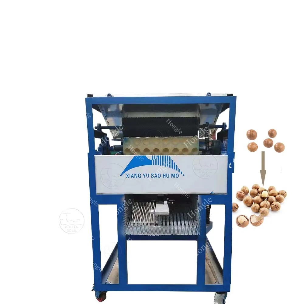 FabrieksPRIJS Hawaï macadamianoot snijmachine Semi-Automatische Macadamiapitten kraker
