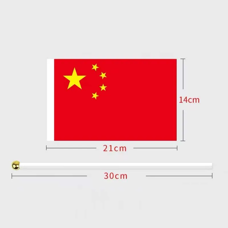 Customize Logo Mini Game Party Event Flag USA Mexican National Promotional Flags Small Countries Hand Waving Flags