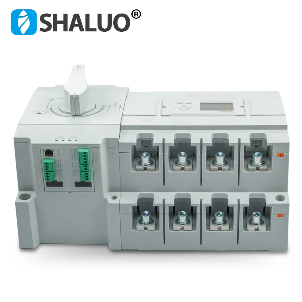 ATS Dual Power Automatic Transfer Switch 63A 100A 125A 160A 250A 400A 630A AC220V Diesel Generator Auto Changeover Switch