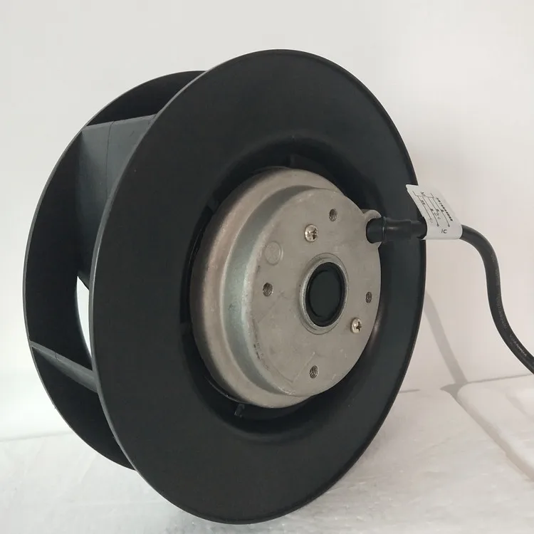 220v AC Industrial High Speed Strong Ventilation Fan 225mm High Speed 2800RPM Backward EC Centrifugal Fans