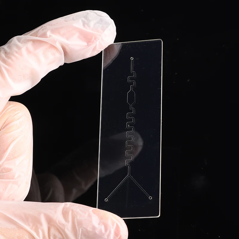 Microfluidic Chips Nanoparticle Hybrid Overlay Chip Biochip Machining Acrylic Chip