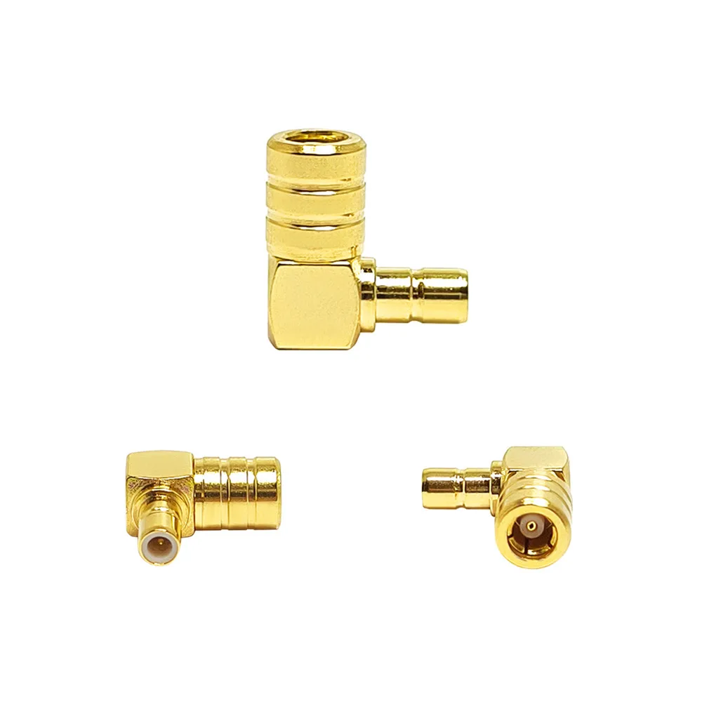 Rf Coaxial Connector SMB Female Jack to SMB Plug Male Elbow Right Angle RF Adapter Coax Coaxial Connector Adapter