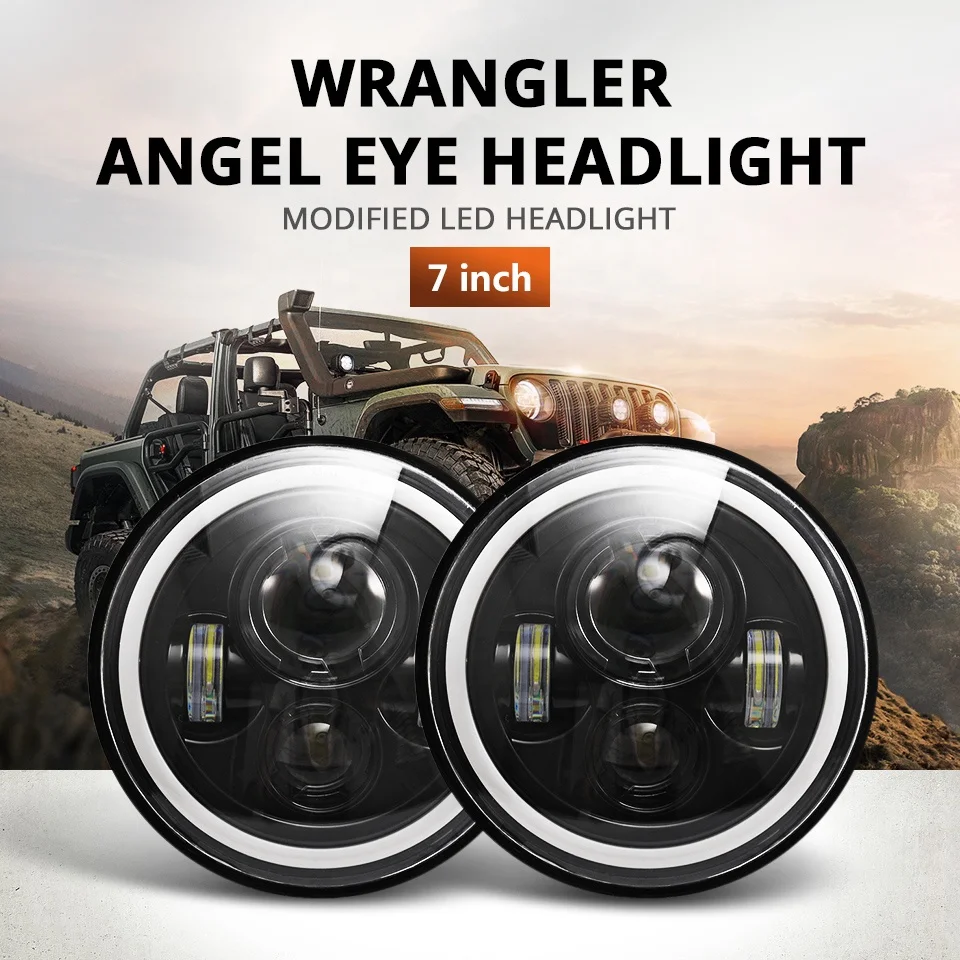 7 inch led-scheinwerfer gute preis motorrad scheinwerfer für jeep wrangler jk 75
