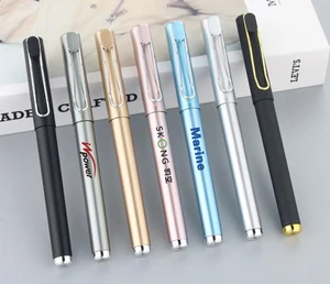 Wholesale High Quality Smooth Premium Advertising Company Promotional Gift Personalized Printing Gel Pen Ink with Custom Logo