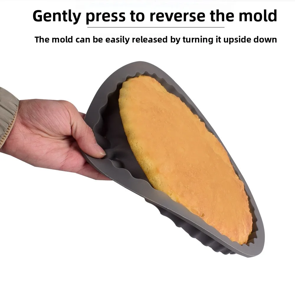 Circular Silicone Mold for Pizza Qi Feng Bread Cake Embryo Baking DIY Air Fryer Oven Mold-Cake Tools supplier