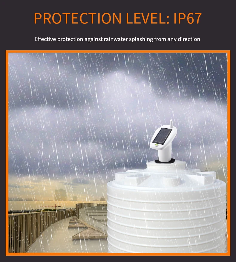 2024 Ultrasonic Digital Water Level Gauge - Wireless & Accurate