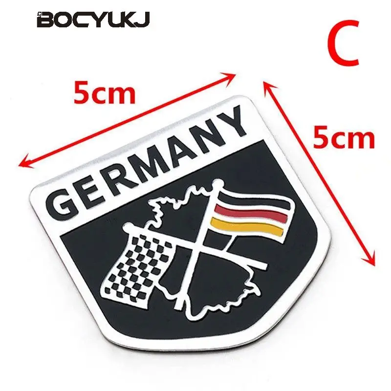 Car Chrome Decals CBSHD077 German Decal Germany Flag Car