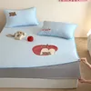 PE Appliqué Embroidery - Apple Puppy - Fitted Sheet