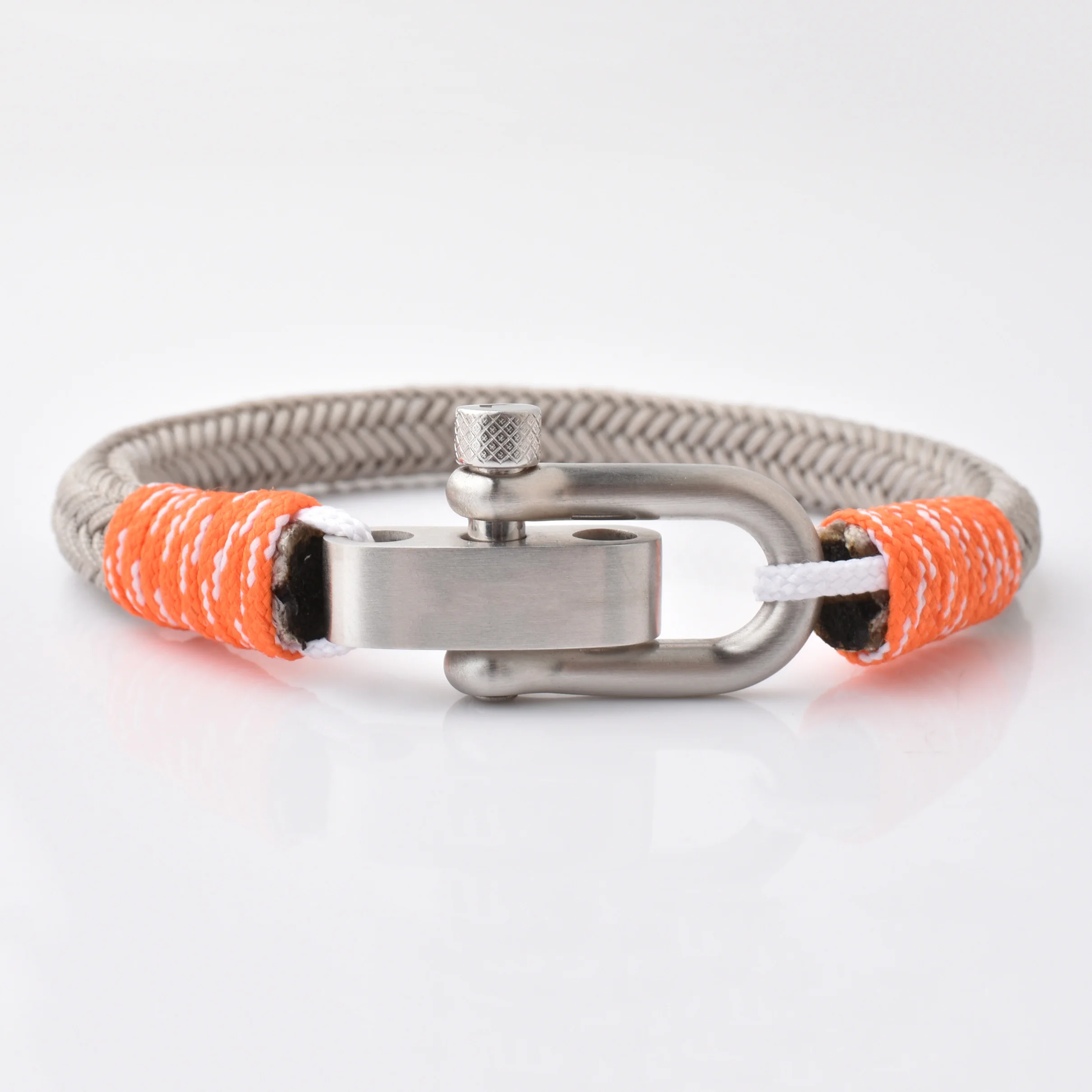 New Trendy Men Adjustable U Shackle Bracelet Fashion Sailor Handmade