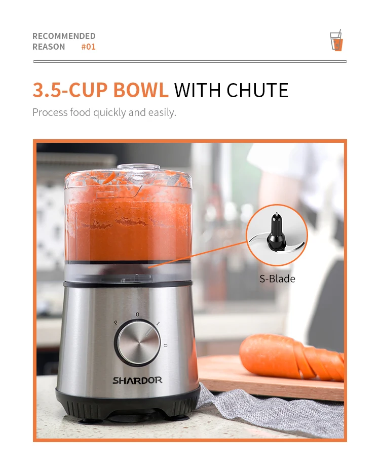 Multifunction Pureeing Slicing Mini Chopper Electric Food Processor
