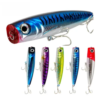 HOT Sale Best Popper Fishing Lures and Baits 130mm 58g Saltwater Trolling Lure Surface Topwater Casting Popper Lure – Popper – view 2