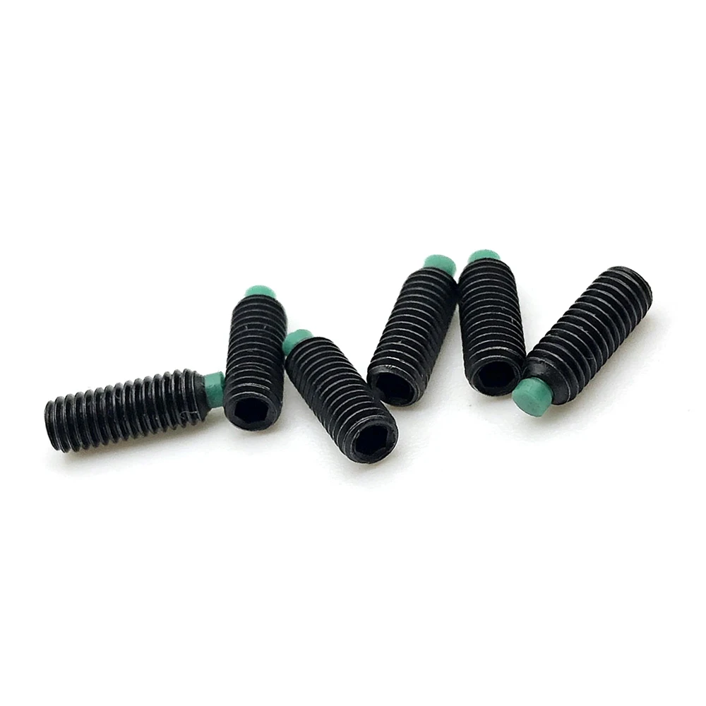 Vite di fissaggio vite esagonale in acciaio al carbonio vite a brugola vite di fissaggio con punta in Nylon con punta piatta