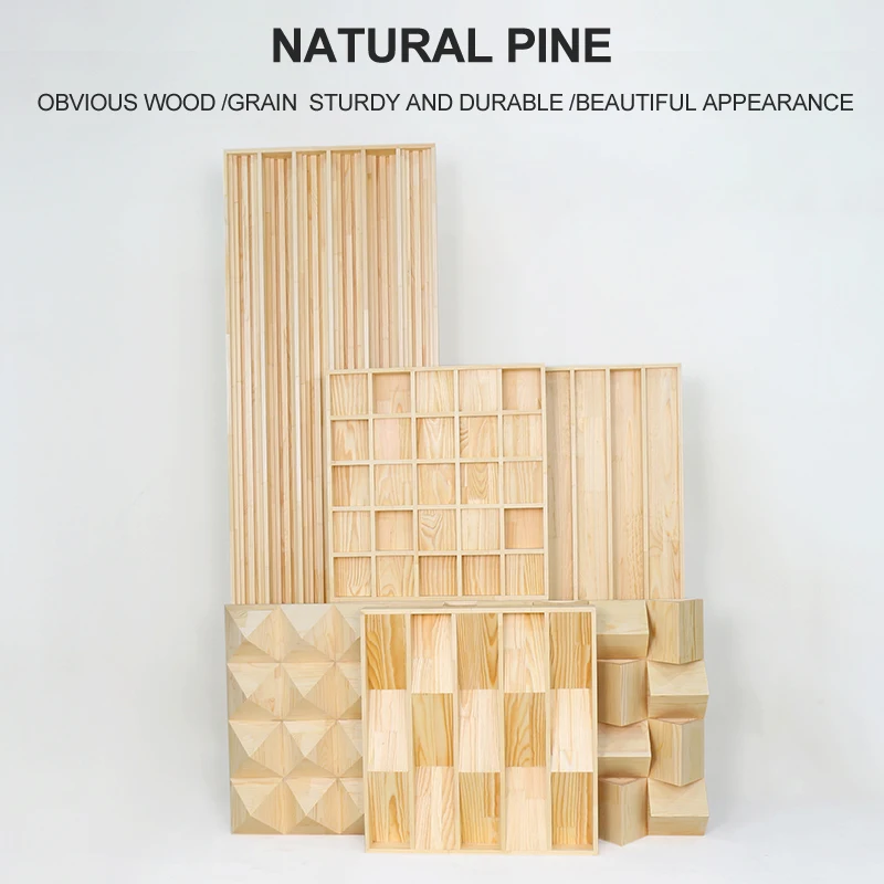 Wooden  Acoustic Diffuser for Studio Solid Wood Acoustic Diffuse Panel