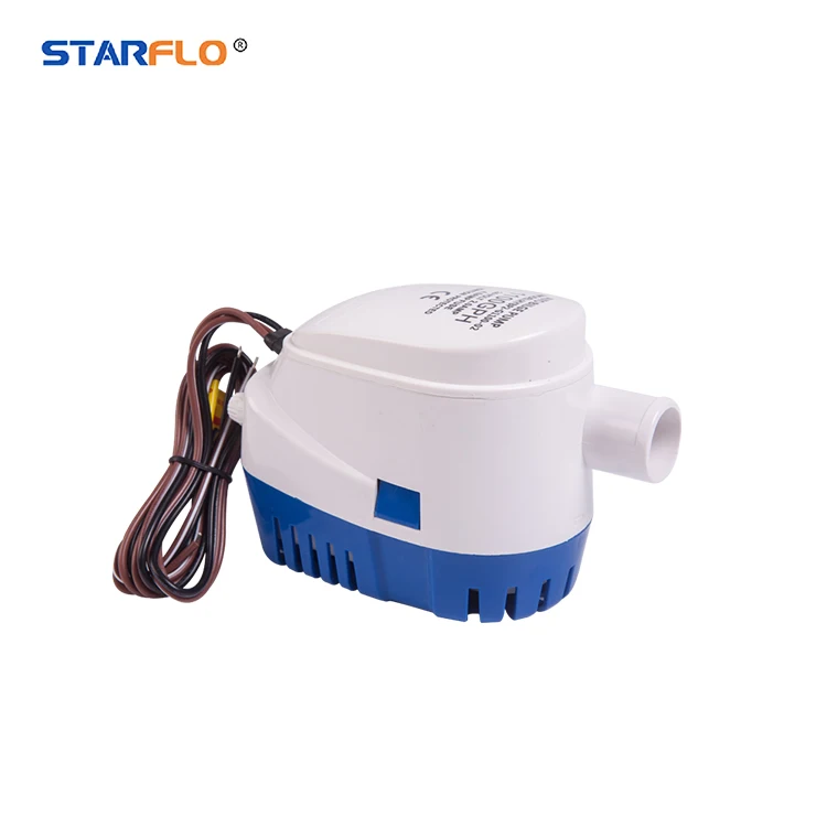 STARFLO DC Rule Yacht Automatic Small Boat 1100GPH 750GPH 24 Volt Battery Powered Bilge Pump