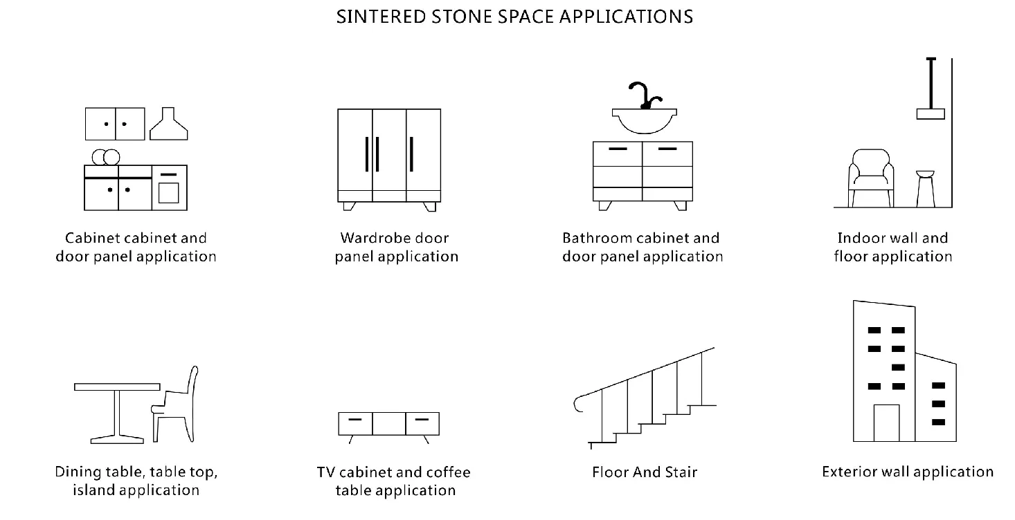 yuanda calacatta stone tiles engineered large slab black sintered stone slab wall interior-16