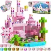 B48 pink castle-100pcs