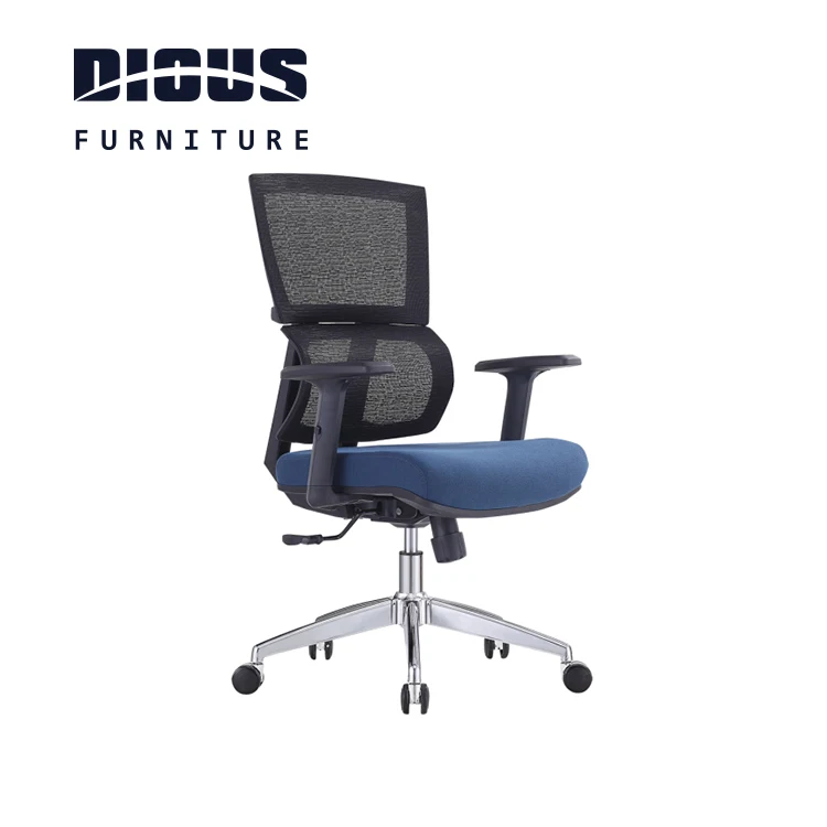 Dious cheap popular metal arm chair screw lift office chair in China
