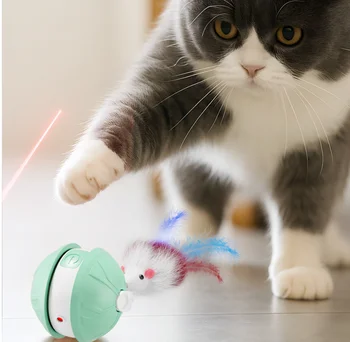 Automatic Electric Laser Cat Toy Ball Environmentally Friendly Cat Toy Modern Cross-border Interactive Sustainable Play
