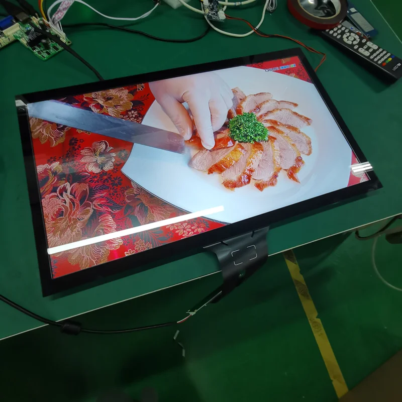 1080P IPS LCD Monitor With Touch Panel 18.5 Inch 1000nits Main Controller Board UHD LED VGA Operation Advertising FHD TV Display