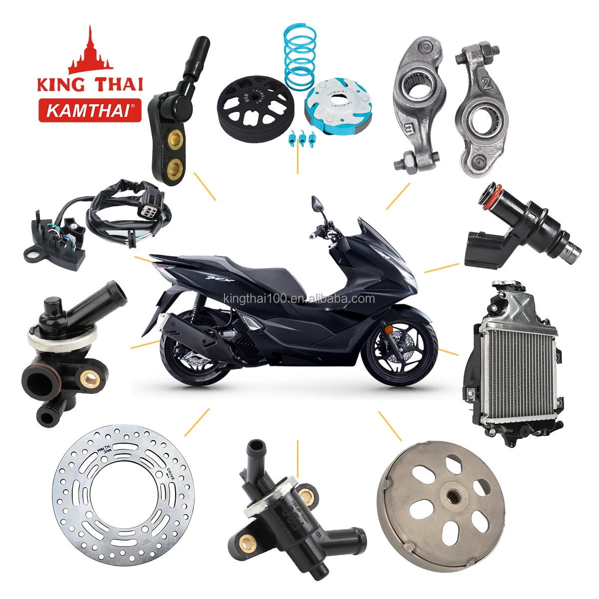 KAMTHAI PCX 125 160用 バイク用アアクセサリーと部品
