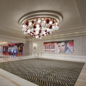 ECOJAS Villa Hotel Restaurant Lamp New Luxury Design Transparent Glass Chandelier