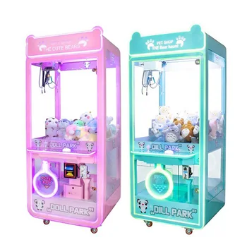 "Competitive Price 2024 Newest Kids Friendly Soft Plush Toy Claw Game Adjustable Strength Claw Machine "