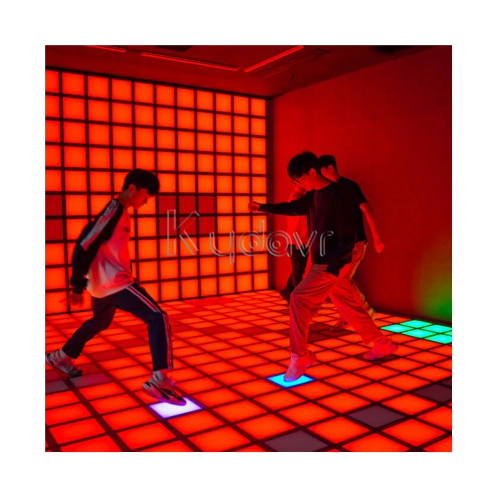 Escape Active Game Interactive Led Pixel Grid Floor 25 cm Tile Room Arena Activate Light Led Floor Is lava Games