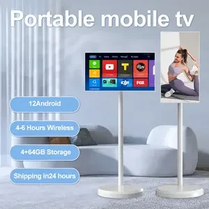 High-Quality Smart Interactive Moveable Android Monitor Stand by Stand-By Me TV | Remote-Controlled