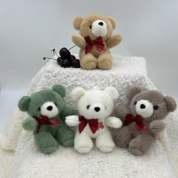 Internet Celebrity Cartoon Teddy Bear Doll Chic Chic Small Pendant Fashion Puppy Keychain Chic Bear Plush Toy Key Holder Bag