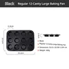 Regular model-black-12 large baking pans