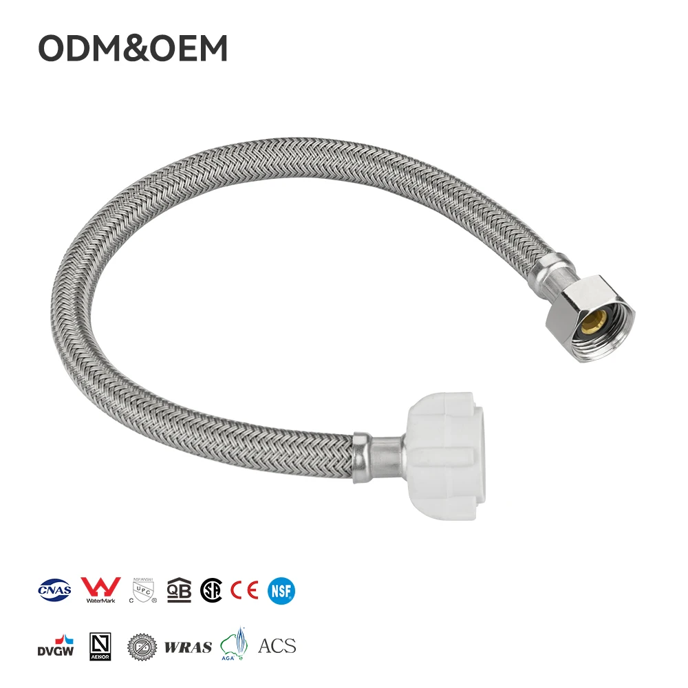 Պոլիմեր գործված ժամանակակից PPW ապրանքանիշի խողովակներ, FIP1/2X7/8BC, ճկուն ստալի 304, լարային խողովակ պլաստիկ թափանցիկով