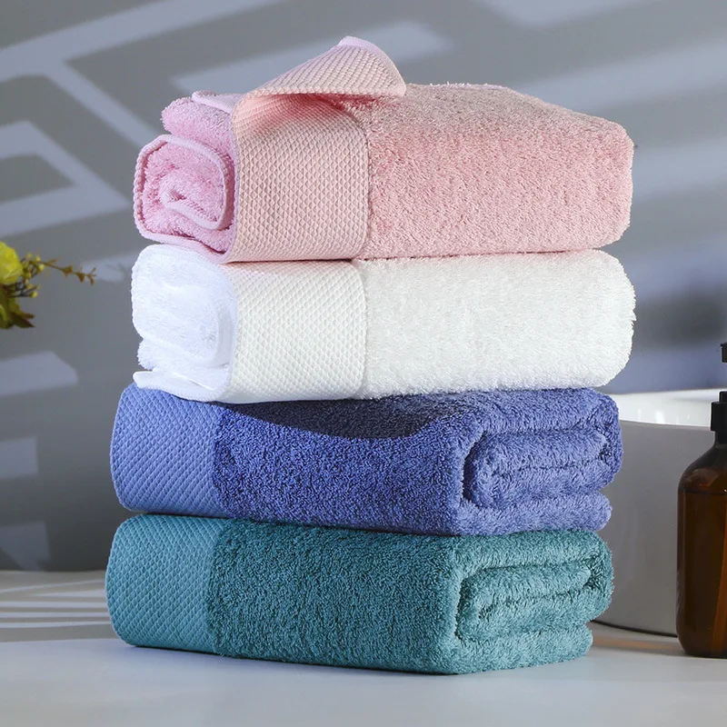 Soft Cotton Washcloth Solid Color Face Bath Towel Bathroom Home Soft ...