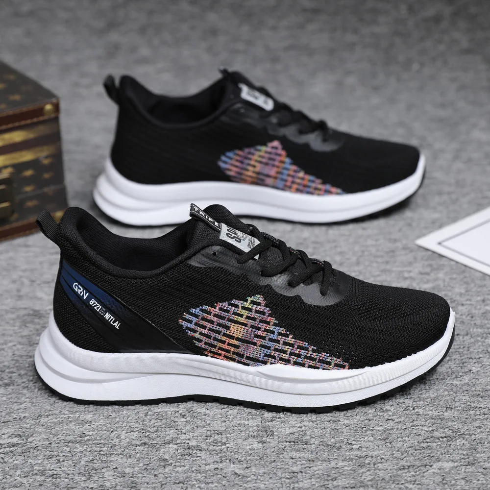 Men's Trendy Casual Shoes Breathable and Versatile Loafers with Soft Soled Massage Feature for Spring Autumn Seasons