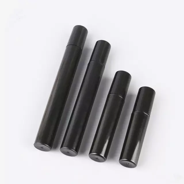 Free Sample 2ml 3ml 4ml 5ml Empty Travel Use Pen Shape Plastic Spray Bottle clear Black pp Empty Perfume Plastic Spray Bottle