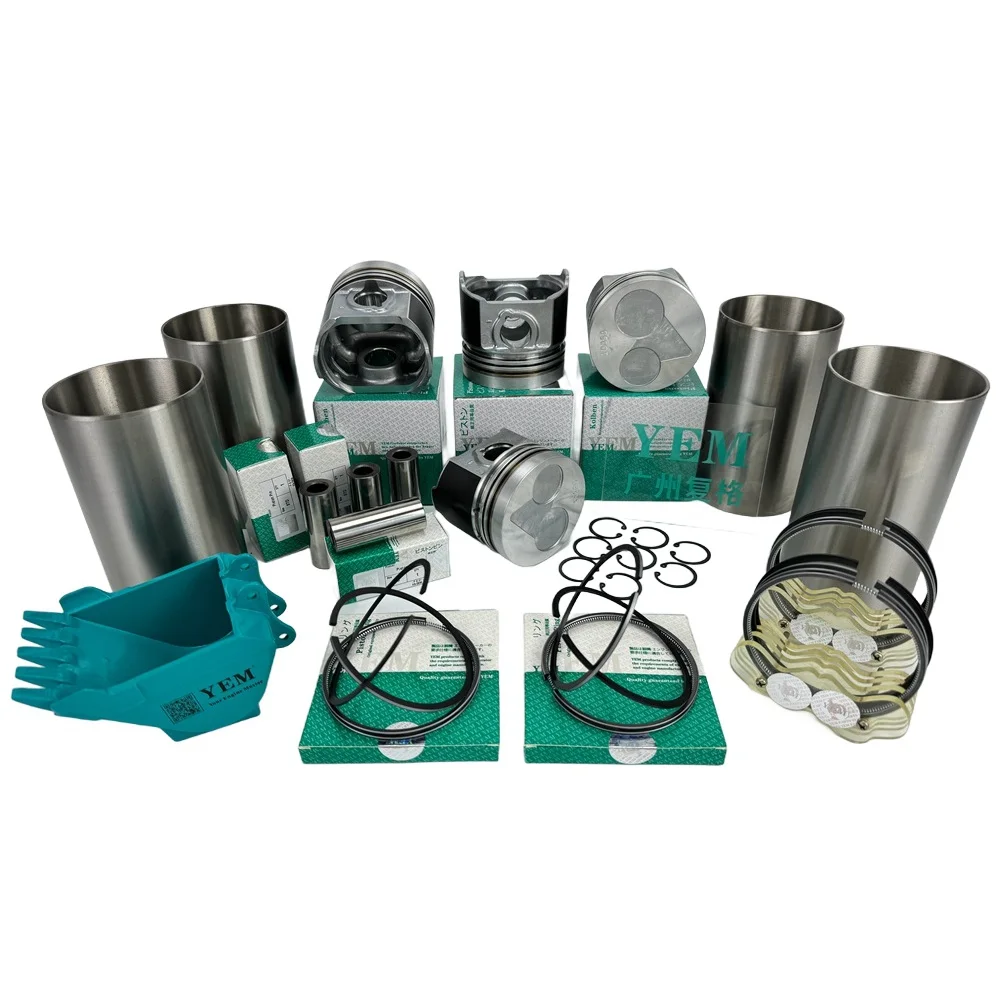6M61 8DC10 8DC7 8DC8 Cylinder Liner Kit for Mitsubishi Replacement Engine Parts 2