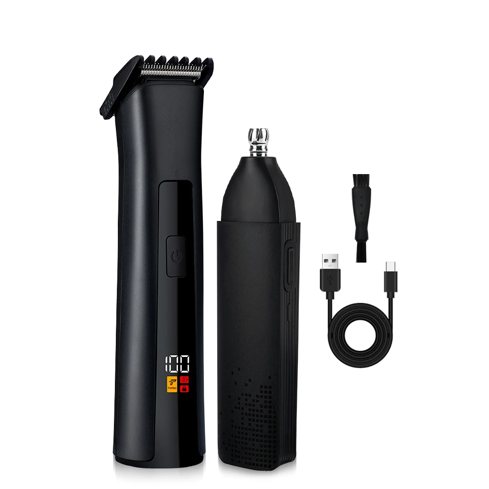 Professional Cordless Nose Hair Trimmer Kit for Men Hot Sale Electric Hair for Clipper Grooming Set for Household Hotel Use