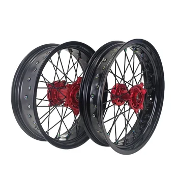 Supermoto Motorcycle Spoke Rims Wheels sets for KTM