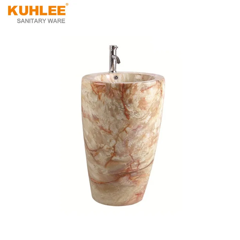 Toilet Rich Marble Design Bathroom Tornado Toilet Set With Wash Hand Basin Ceramic Sanitary Ware Suites