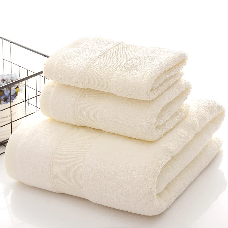 Multi Sizes Soft Wholesale Custom Towel 100 Cotton Towel Set Bath