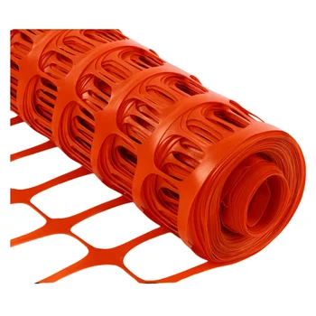 Plastic Safety Fence Wholesale Construction Site Resistance Construction Orange Plastic Mesh Safety Barrier Fence