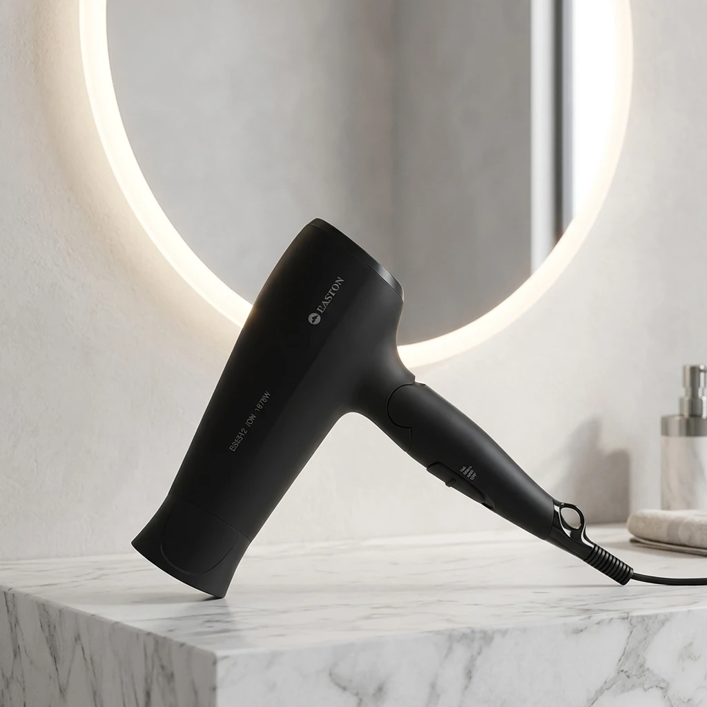 EASTON Top Hotel Bathroom 1875W Watt Retractable Hair Dryer with Good Quality
