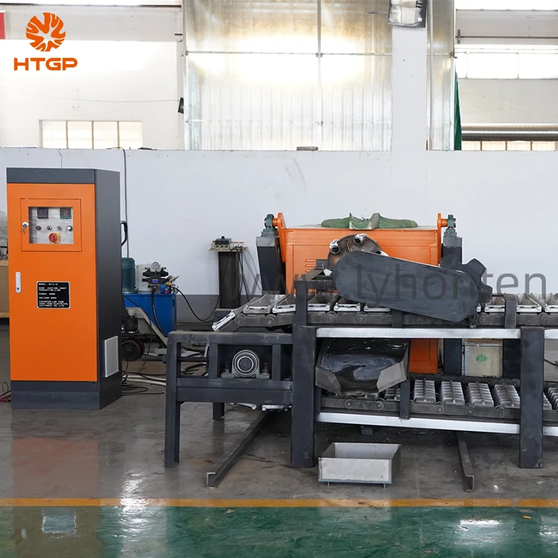 HTGP Metals Melt Electric Continuous Casting Machine 100 200 250 500 kg Ubc Cans Aluminum Induction Melting Furnace