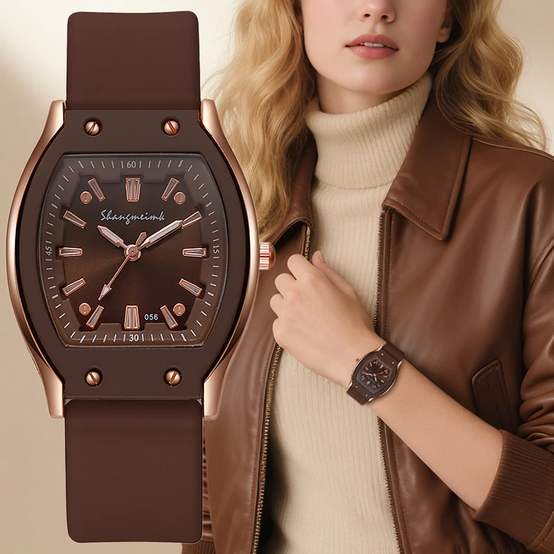 Customizable Silicone Strap Quartz Watches
