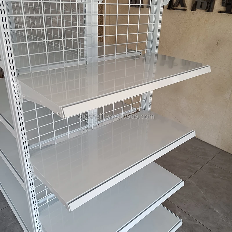 Iron Supermarket Shelf Convenience Store Rack Retail Shelving Systems