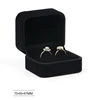 Double boîte de bague noire
