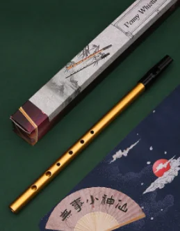 Irish Whistle C Key 6 Holes Flute Penny Whistle Stainless Steel Wind Musical Instruments aperçu 10