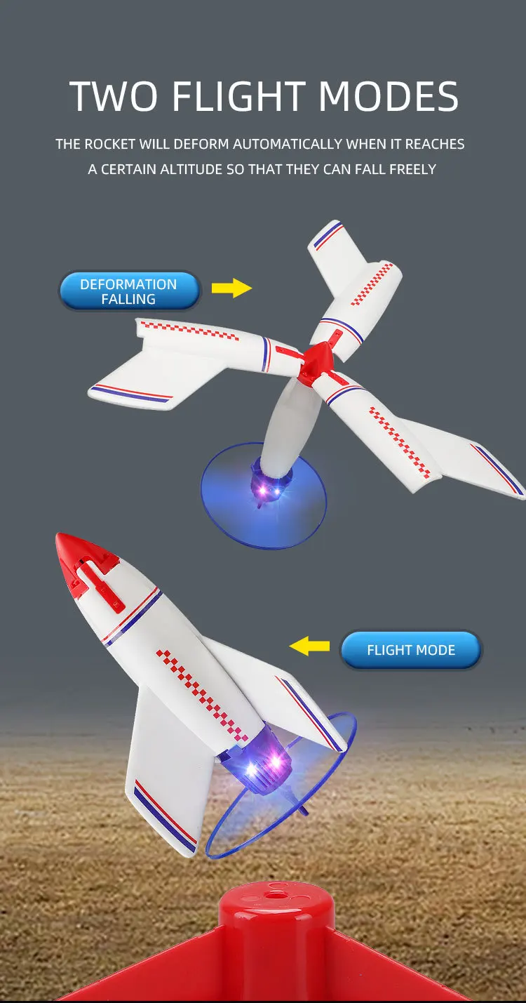 Electric Rocket Launcher Toy - Fun Outdoor Play for Kids