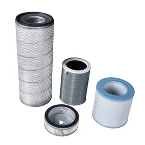 New Yitong Gas Turbine Air Intake Filter Cylindrical Filter F7 F8 F9 Synthetic Fiber Dust Removal
