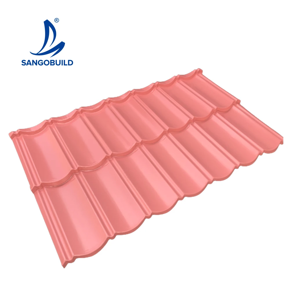 Reusable Color Painted Corrugated Sheet Roof Tile Gi Metal Roofing Ppcg Decorative Zinc Metal Roofs Coated Color Steel Sheet